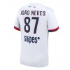 Paris Saint-Germain Joao Neves #87 Bortatröja 2025-26 Korta ärmar